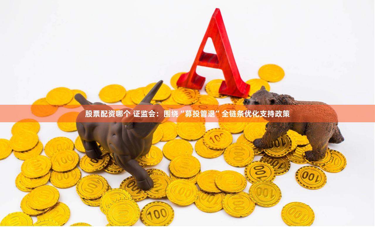 股票配资哪个 证监会：围绕“募投管退”全链条优化支持政策